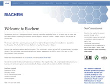 Tablet Screenshot of biachem.com